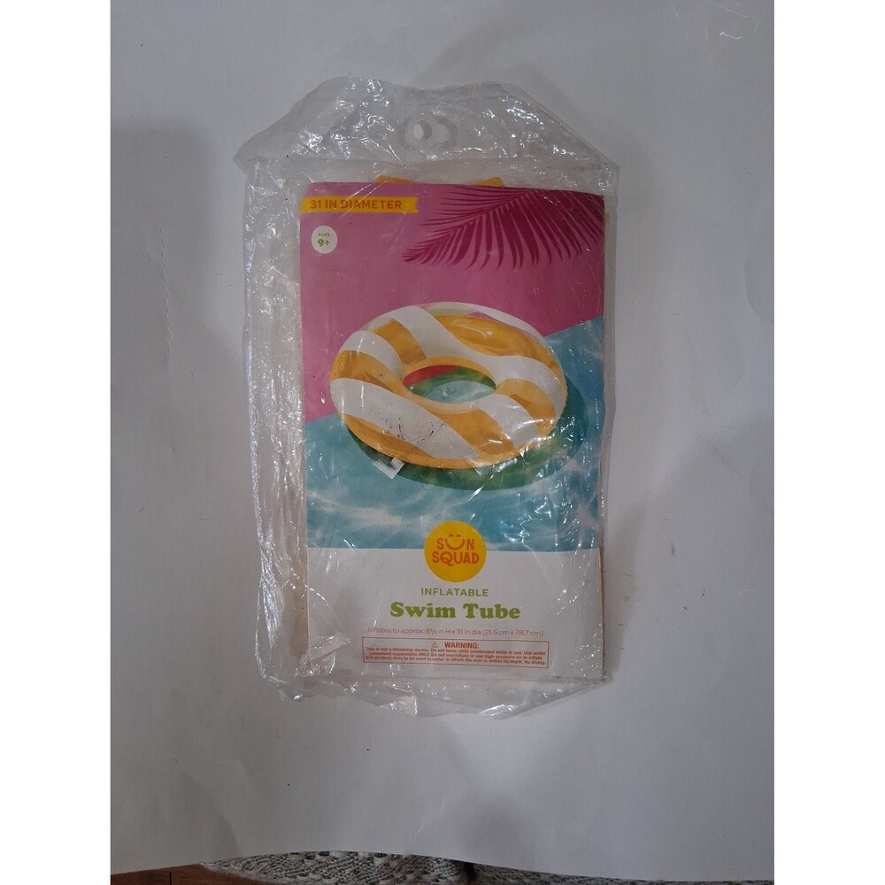 Striped Swim Tube, Floatie,